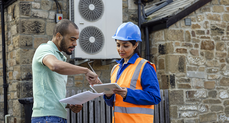 Contractor with Homeowner