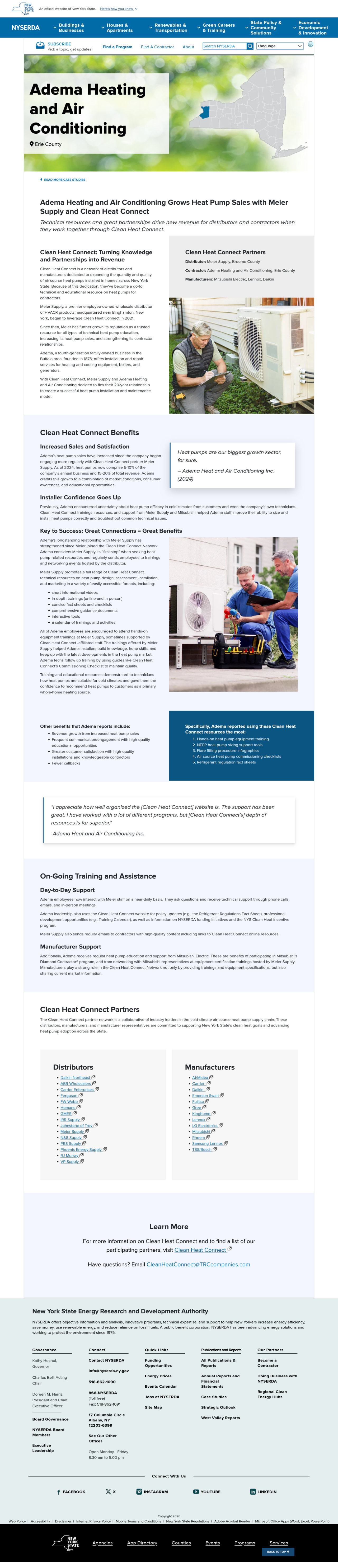 Adema Heating & Air Conditioning Case Study on NYSERDA.NY.gov
