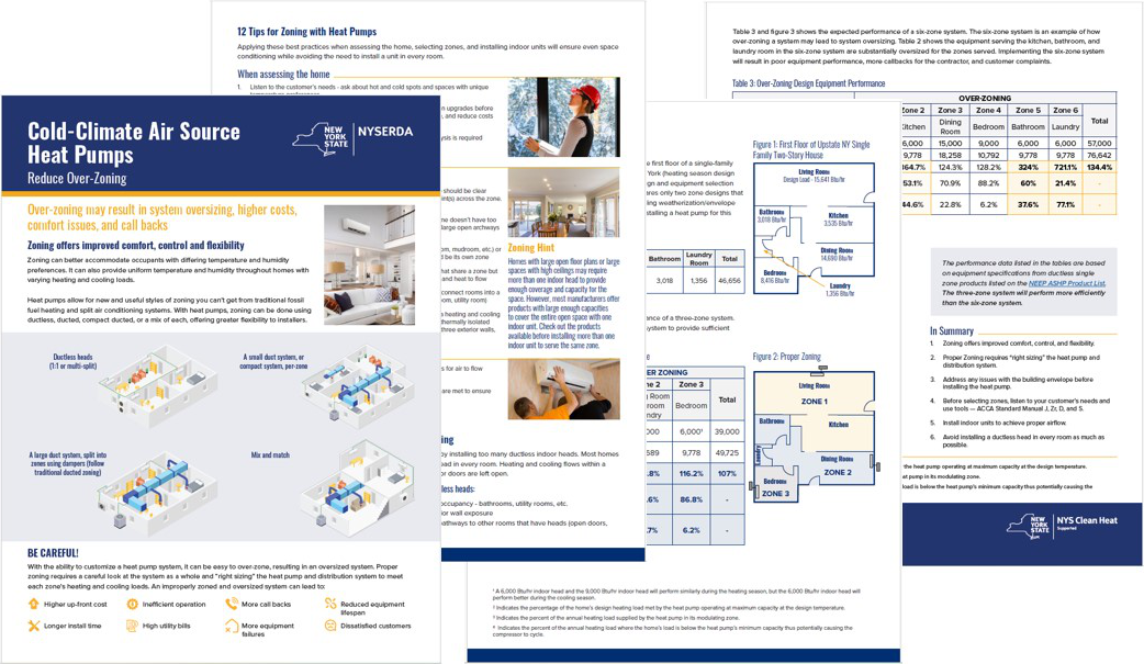 Cold-Climate Air Source Heat Pumps: Reduce Over Zoning